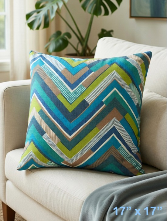 Chevron Pattern Cushion & Filler